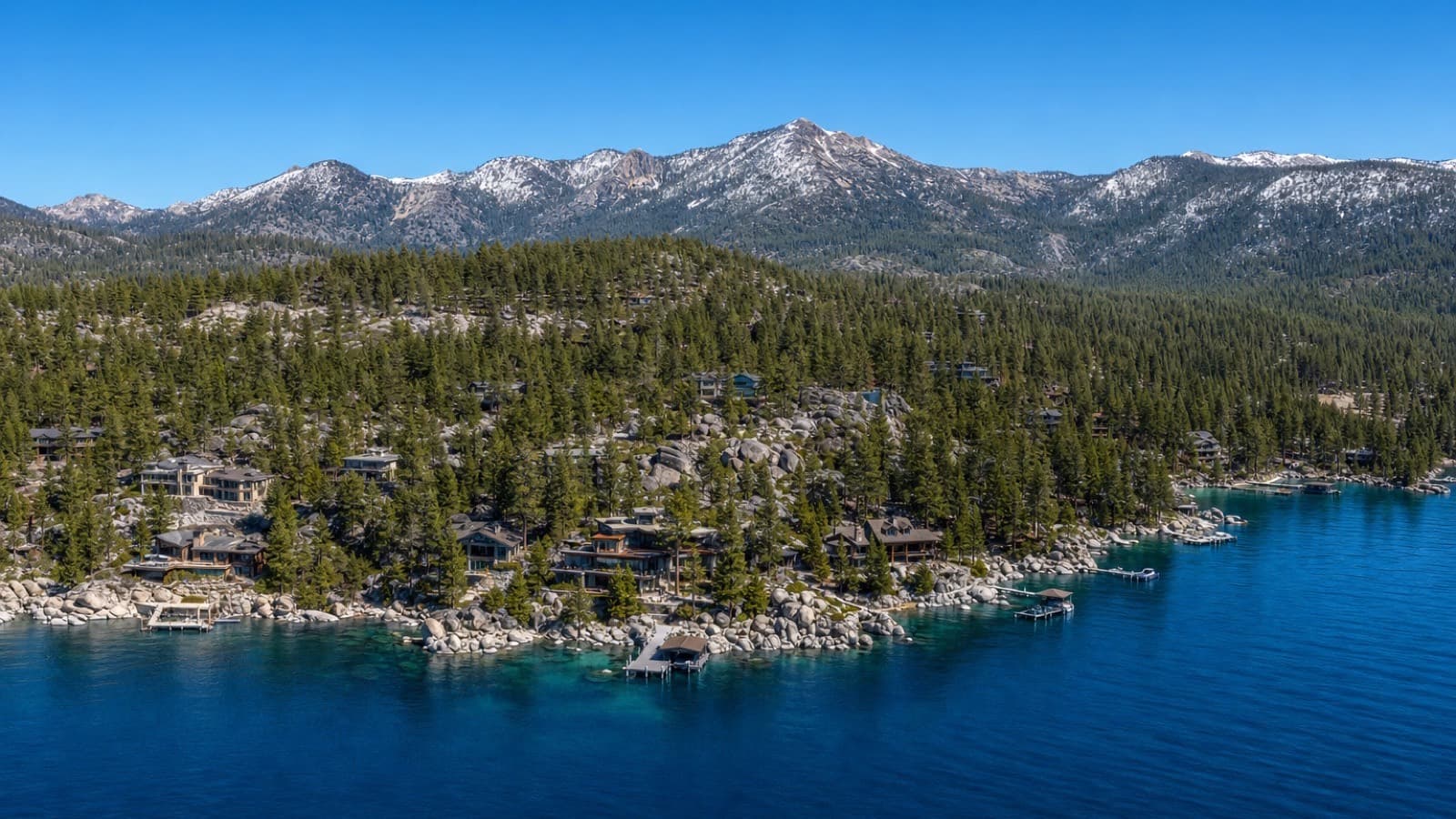 Coeur du Lac townhome-style condominiums steps from Incline Beach on Lake Tahoe's north shore in Incline Village, Nevada